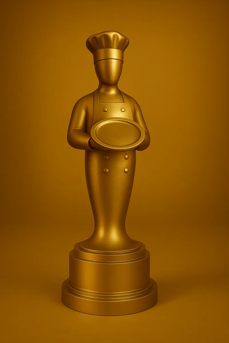 Chef trophy concept image